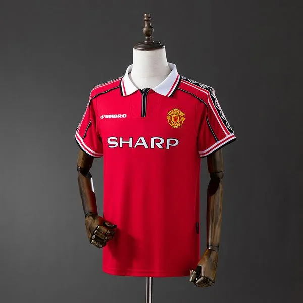 Camiseta de fútbol Manchester United 1998/99 LOCAL MANGA CORTA VERSION FAN